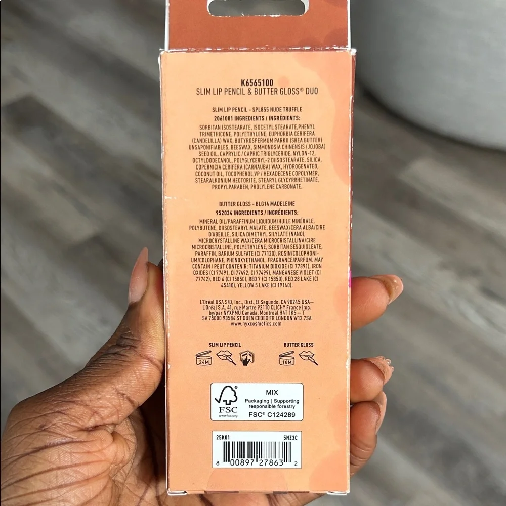 NYX Butter Gloss & Slim Lip Pencil
